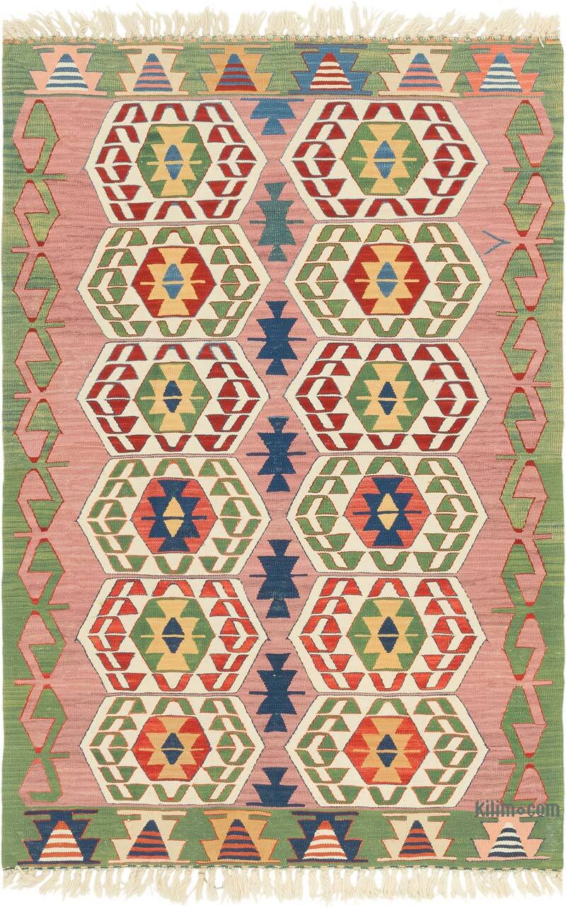 Yeni Kök Boya El Dokuma Kilim - 110 cm x 165 cm - K0080151