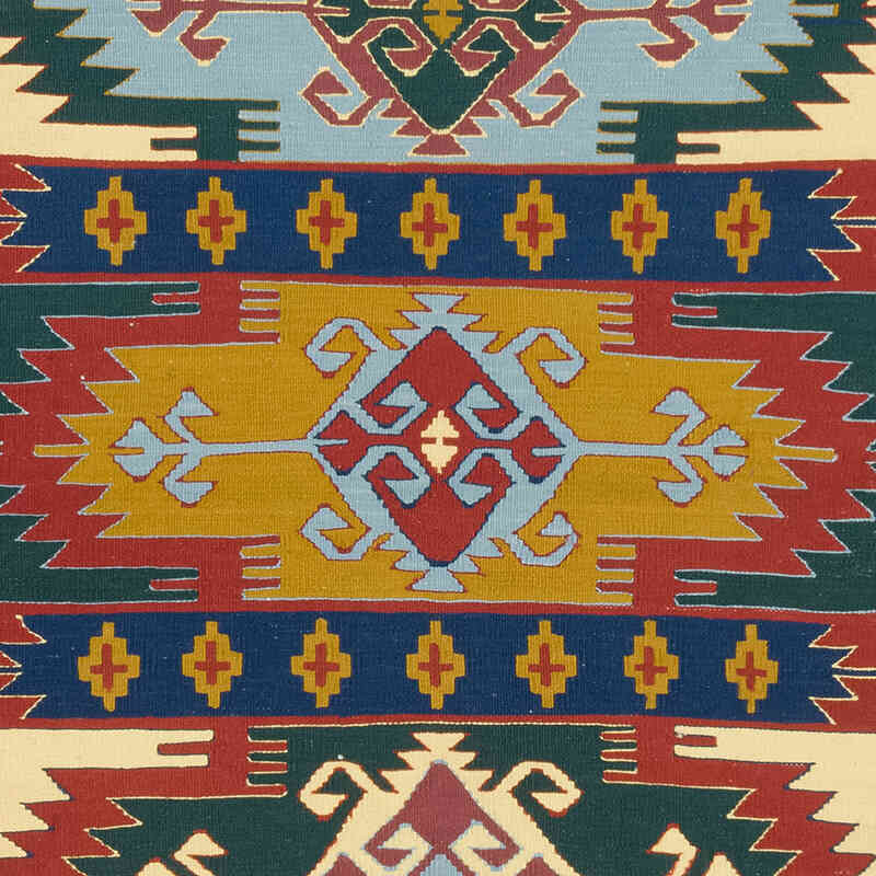 New Handwoven Turkish Kilim Rug - 3' 11" x 6' 3" (47" x 75") - K0080154