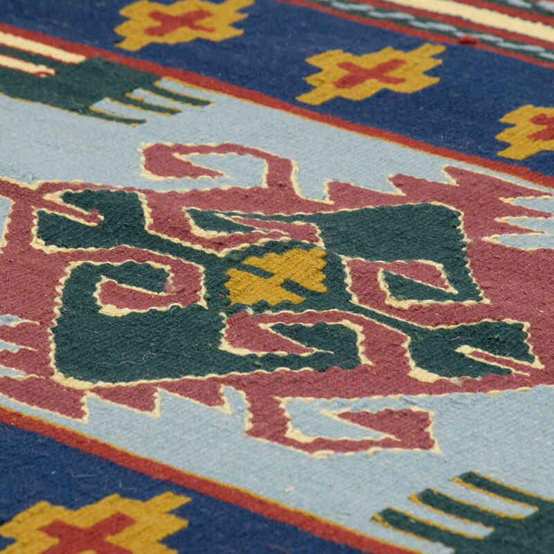 New Handwoven Turkish Kilim Rug - 3' 11" x 6' 3" (47" x 75") - K0080154