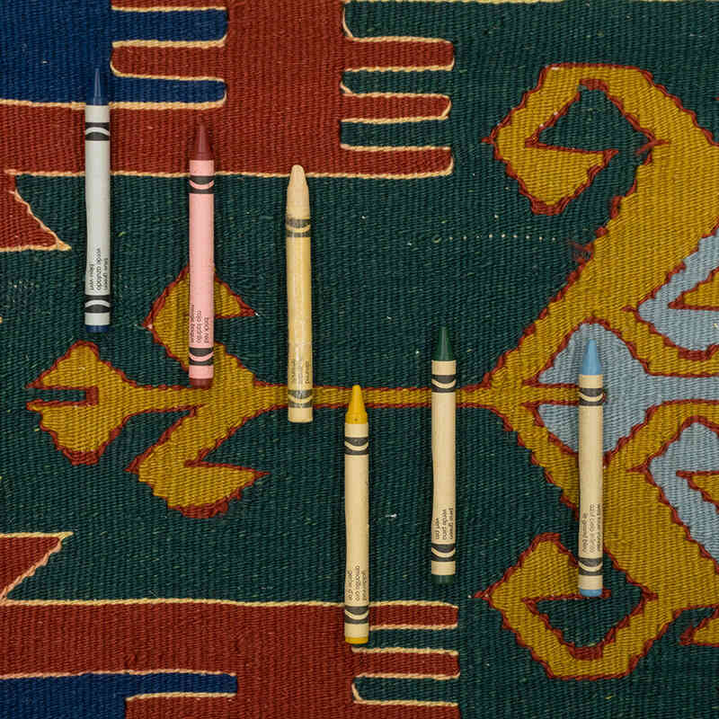 Nueva Alfombra Turca Kilim - 120 cm x 175 cm - K0080155