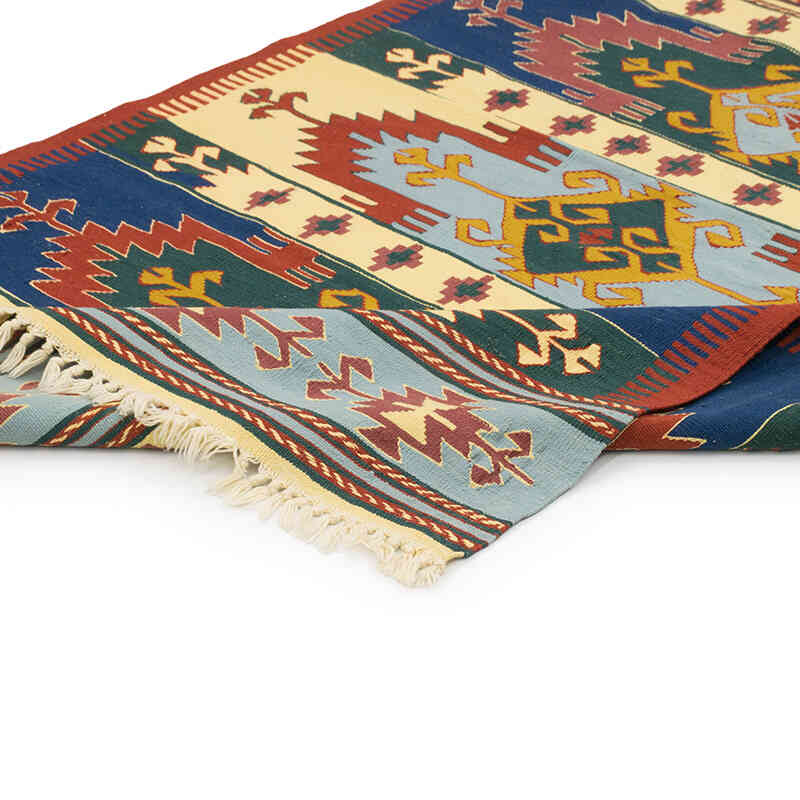 Nueva Alfombra Turca Kilim - 120 cm x 175 cm - K0080155