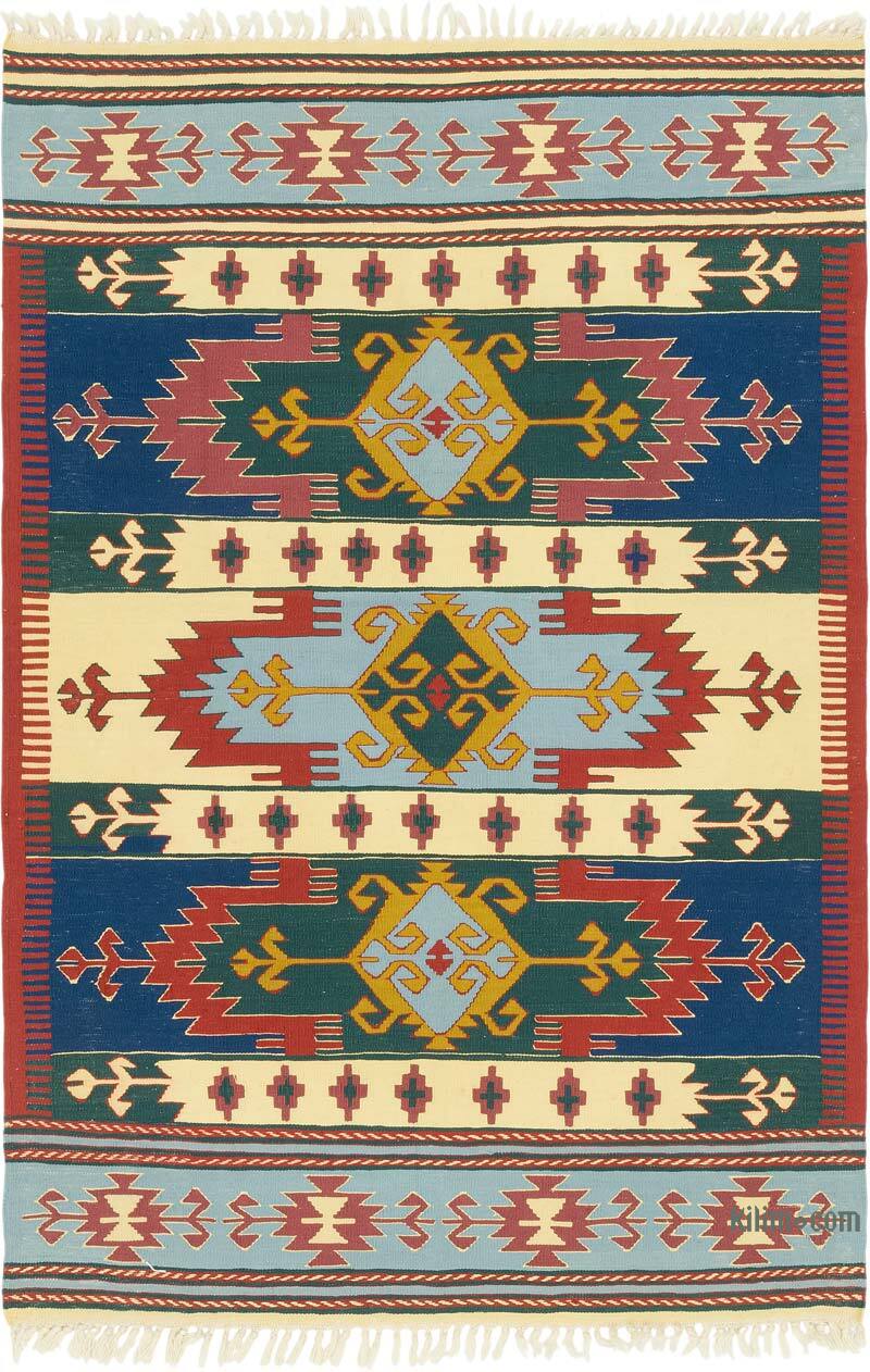 Nueva Alfombra Turca Kilim - 120 cm x 175 cm - K0080155