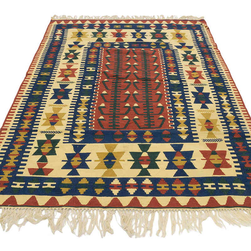 Nueva Alfombra Turca Kilim - 120 cm x 175 cm - K0080157