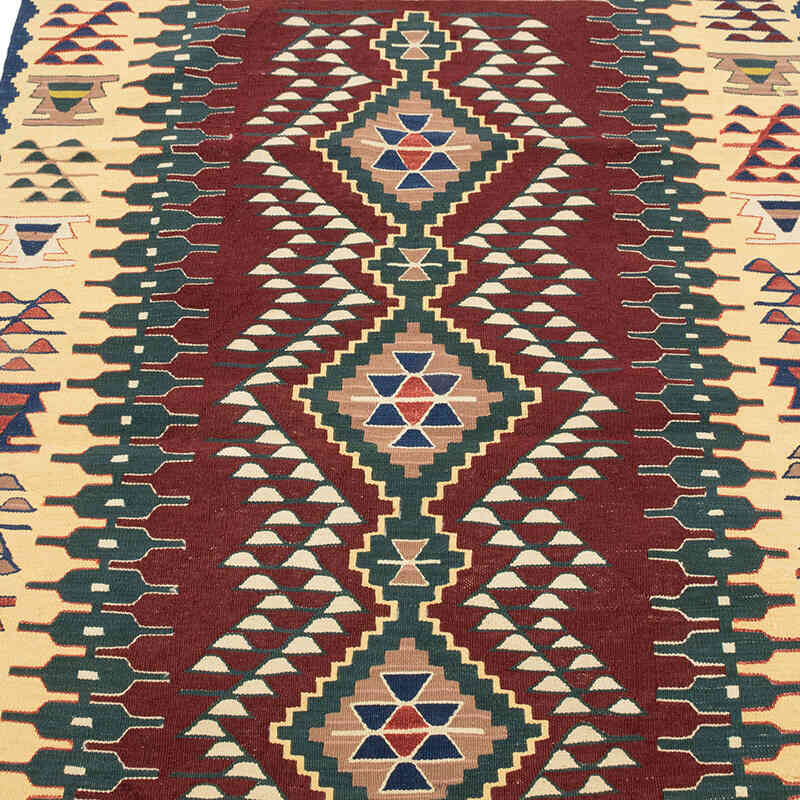Nueva Alfombra Turca Kilim - 111 cm x 160 cm - K0080158