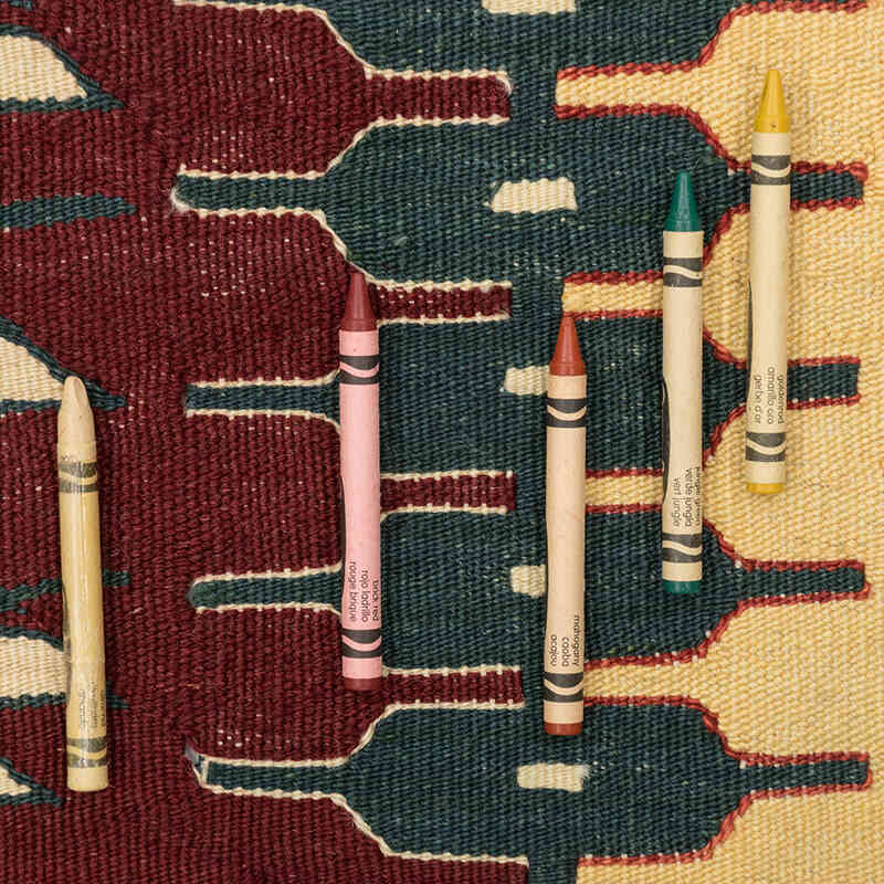 Nueva Alfombra Turca Kilim - 111 cm x 160 cm - K0080158