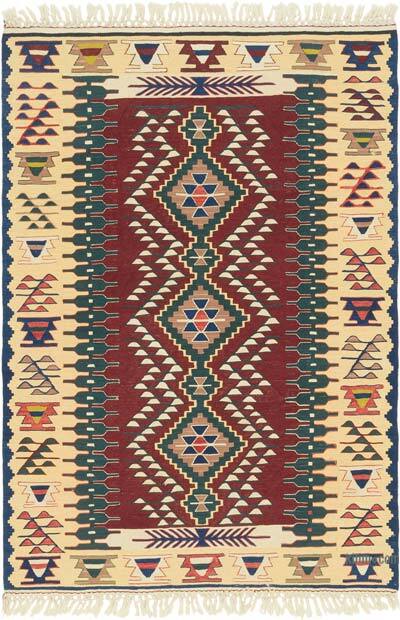 Nueva Alfombra Turca Kilim - 111 cm x 160 cm
