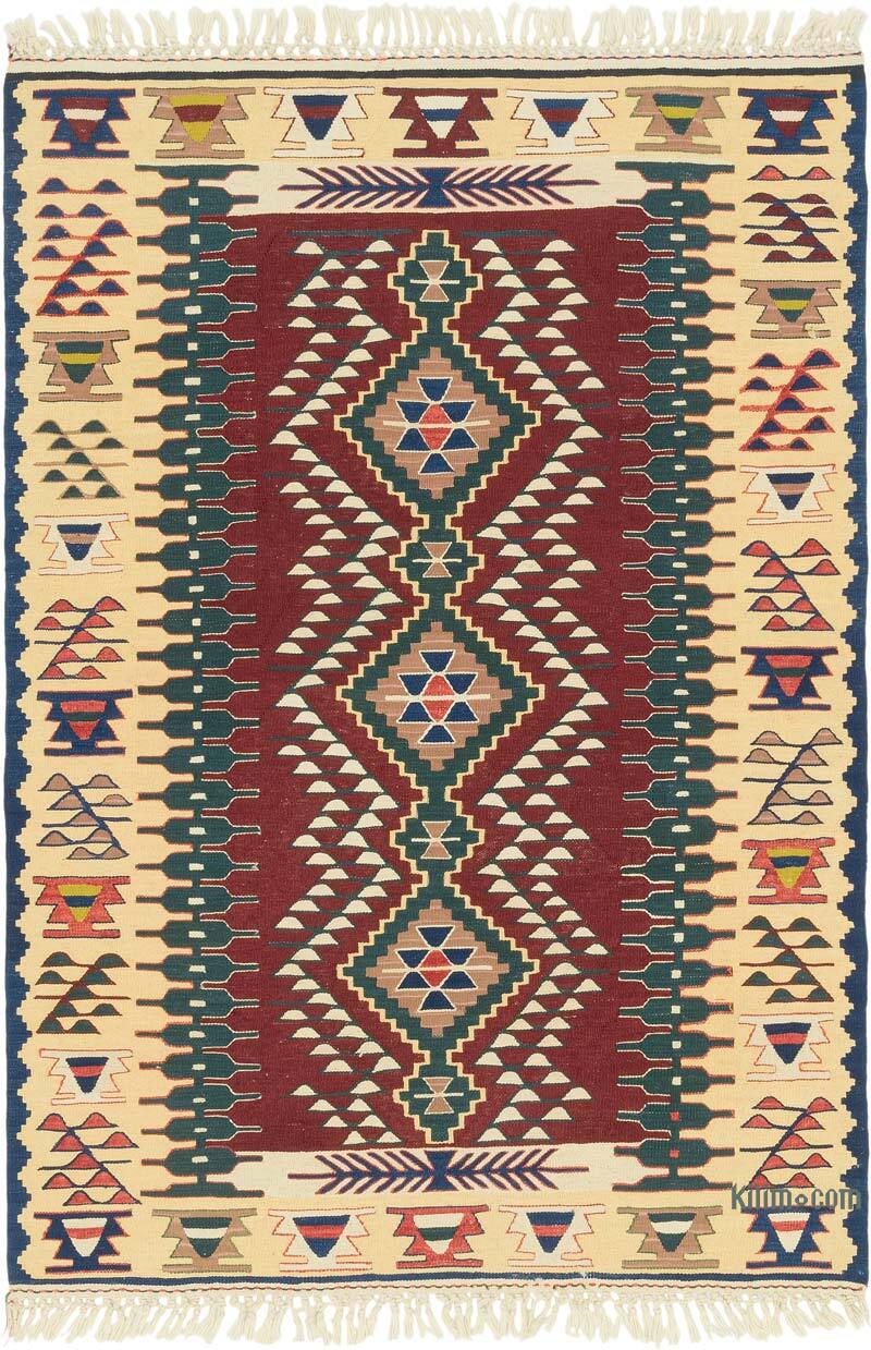 Nueva Alfombra Turca Kilim - 111 cm x 160 cm - K0080158