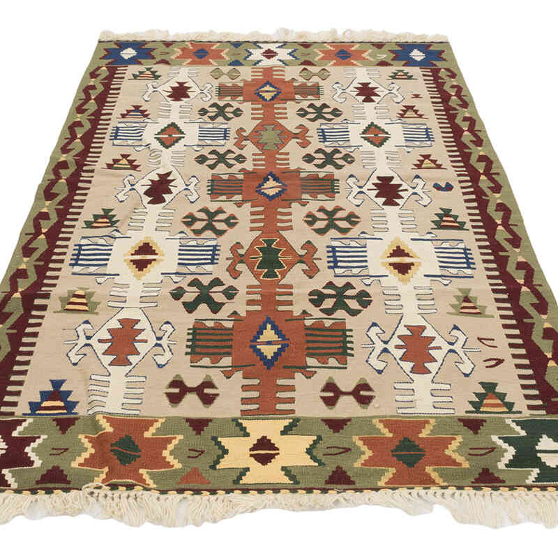 Nueva Alfombra Turca Kilim - 113 cm x 170 cm - K0080160