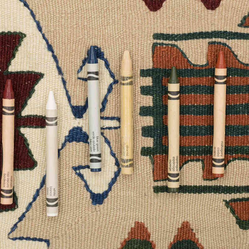 Nueva Alfombra Turca Kilim - 113 cm x 170 cm - K0080160