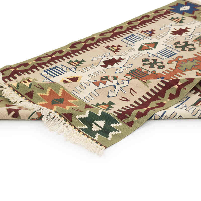 Nueva Alfombra Turca Kilim - 113 cm x 170 cm - K0080160