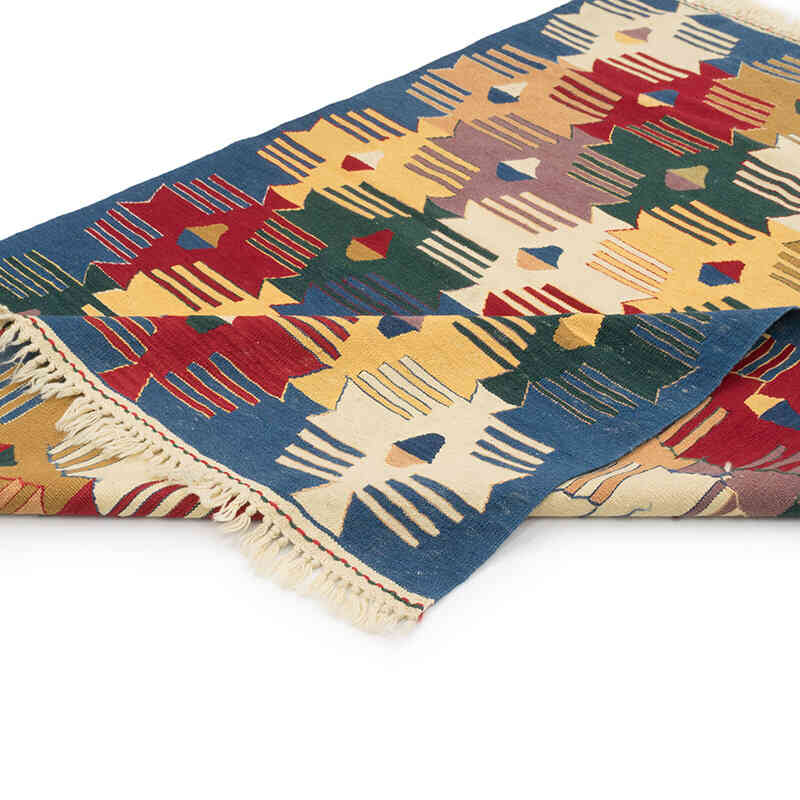 Yeni Kök Boya El Dokuma Kilim - 129 cm x 177 cm - K0080161