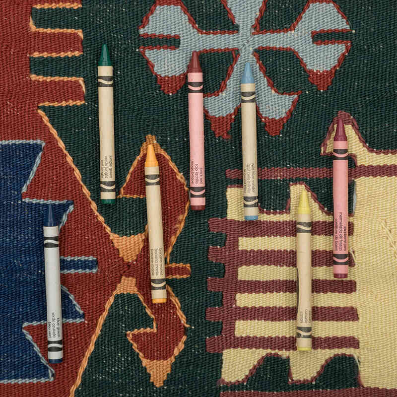 Nueva Alfombra Turca Kilim - 113 cm x 173 cm - K0080162