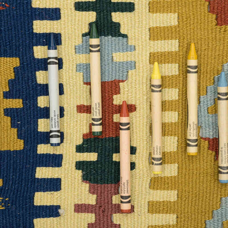 Yeni Kök Boya El Dokuma Kilim - 117 cm x 170 cm - K0080165