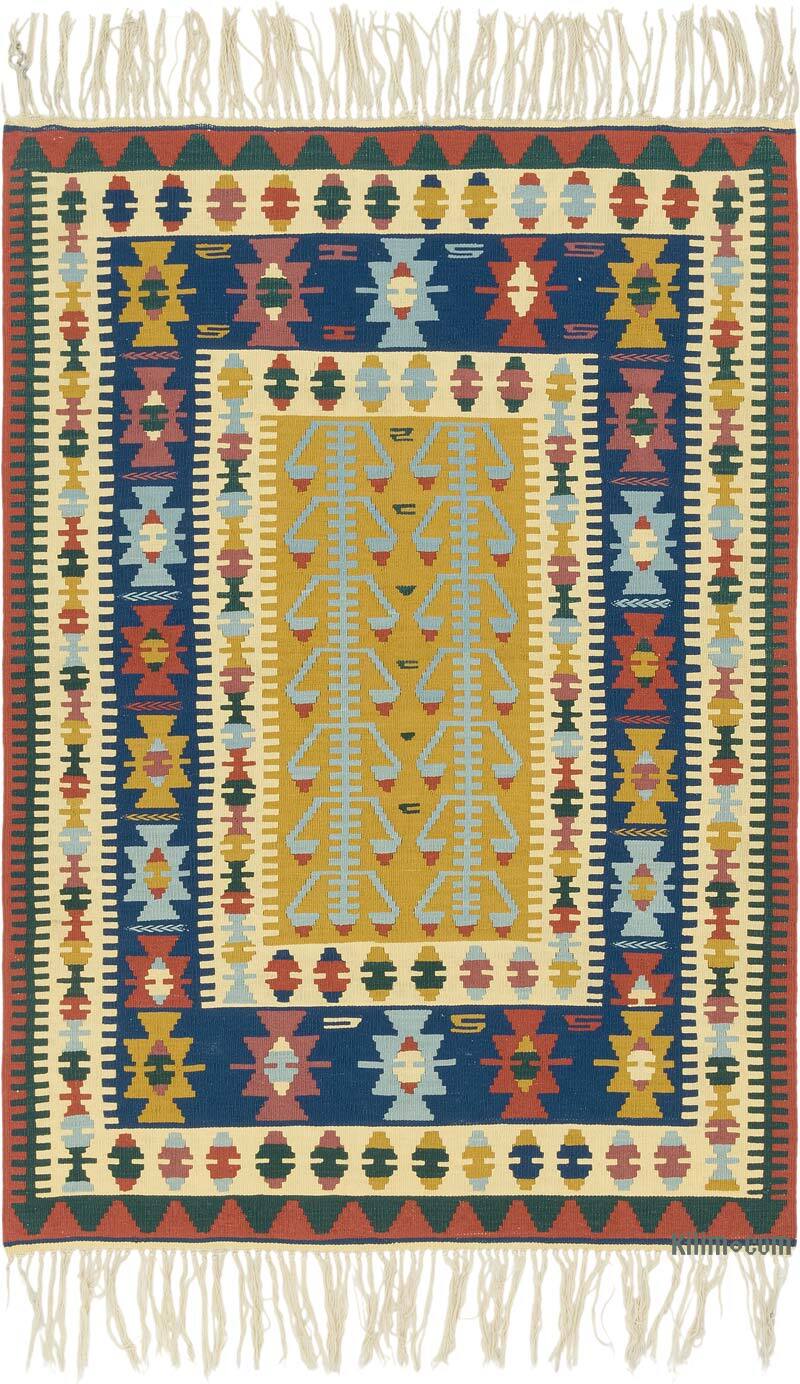 Yeni Kök Boya El Dokuma Kilim - 117 cm x 170 cm - K0080165