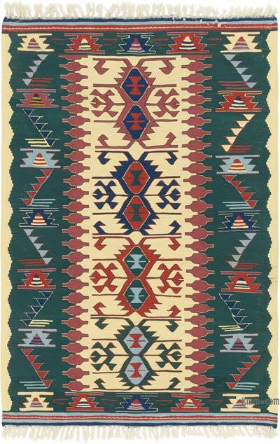 Yeni Kök Boya El Dokuma Kilim - 125 cm x 182 cm