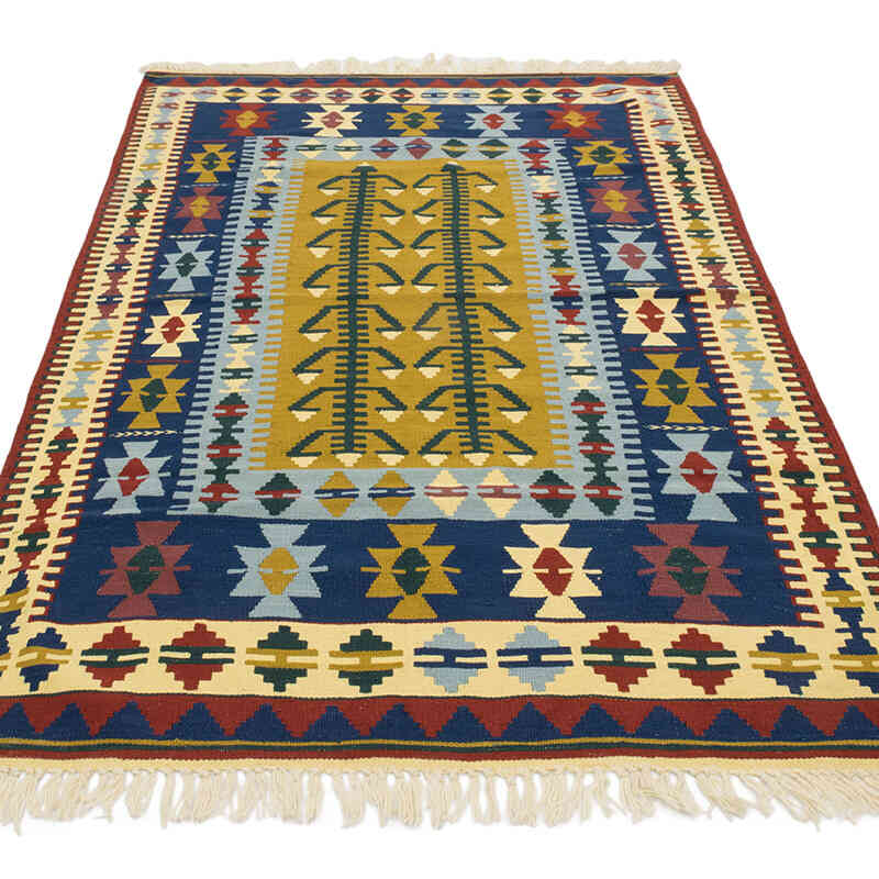 Nueva Alfombra Turca Kilim - 121 cm x 183 cm - K0080171