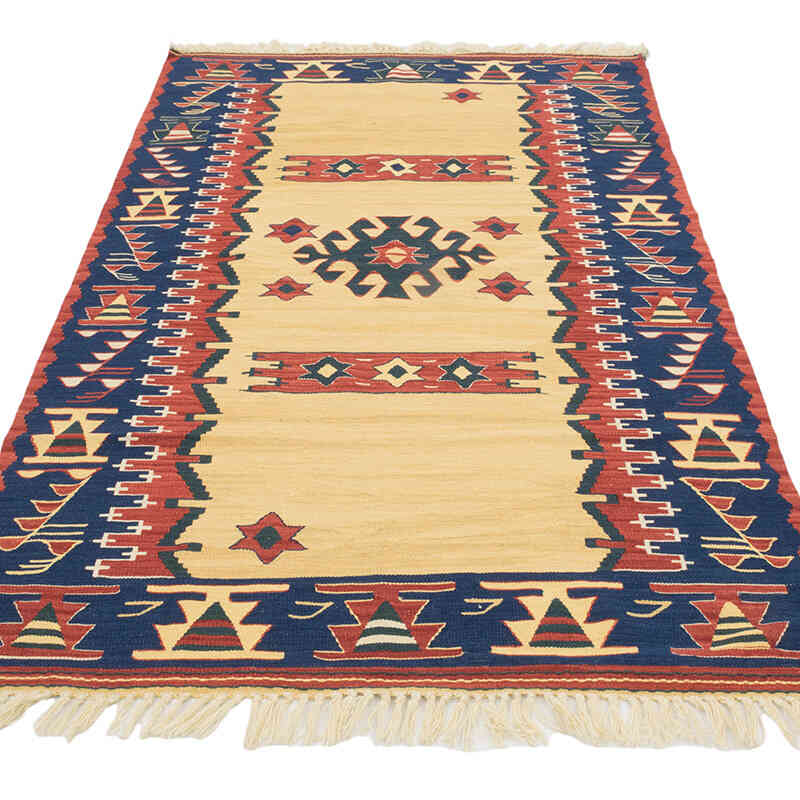 Nueva Alfombra Turca Kilim - 110 cm x 165 cm - K0080173