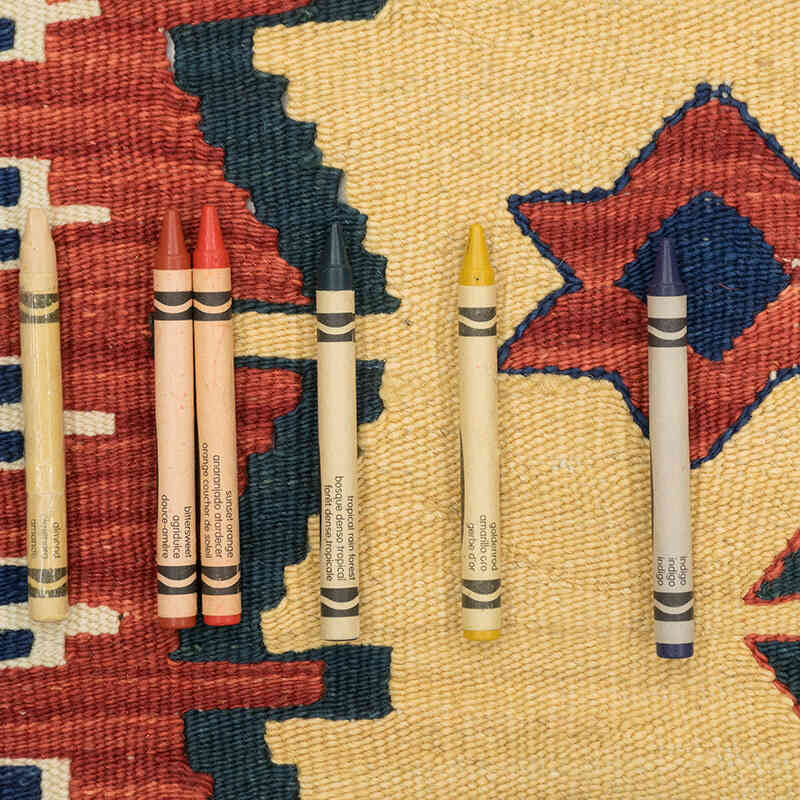 Nueva Alfombra Turca Kilim - 110 cm x 165 cm - K0080173