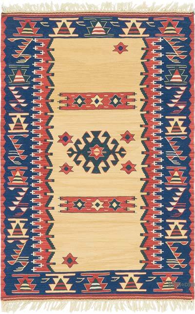 Nueva Alfombra Turca Kilim - 110 cm x 165 cm