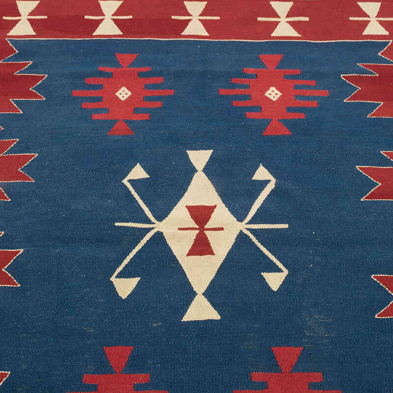 New Handwoven Turkish Kilim Rug - 3' 11" x 5' 7" (47" x 67") - K0080174