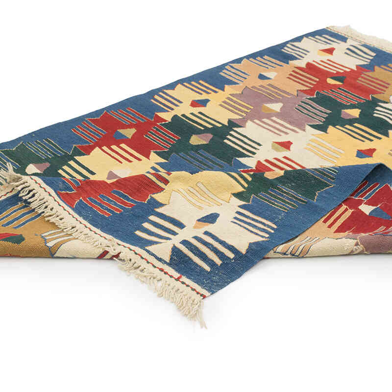 Nueva Alfombra Turca Kilim - 130 cm x 177 cm - K0080175