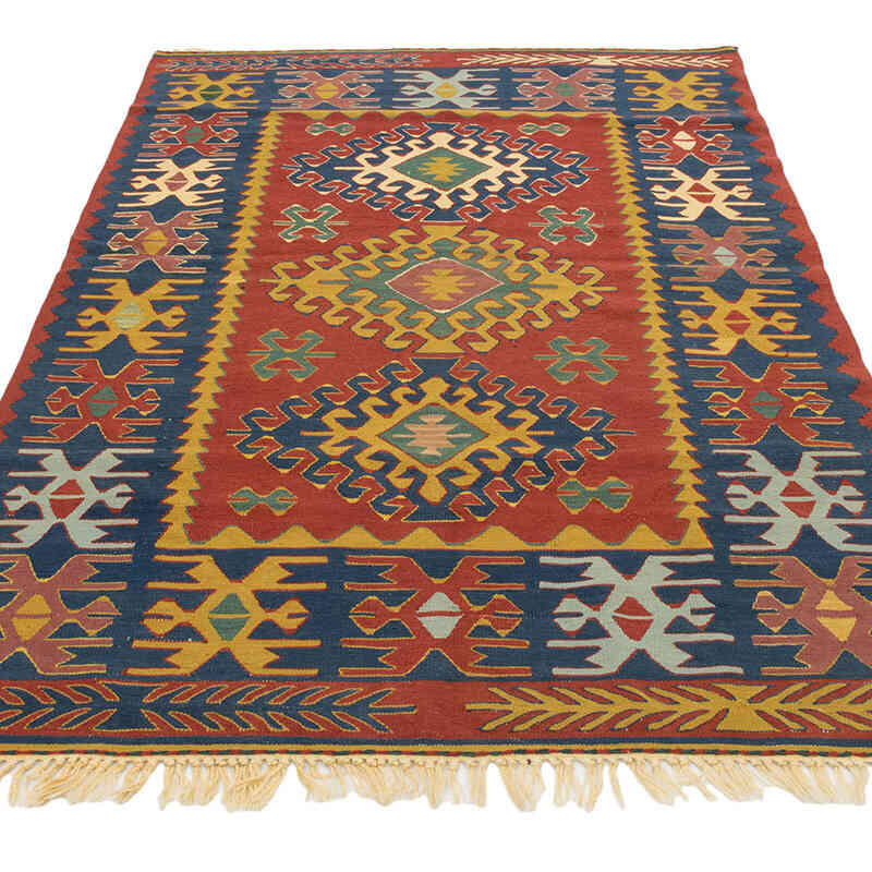 Nueva Alfombra Turca Kilim - 116 cm x 174 cm - K0080176