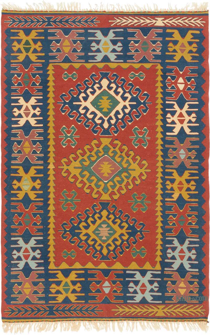 Nueva Alfombra Turca Kilim - 116 cm x 174 cm - K0080176