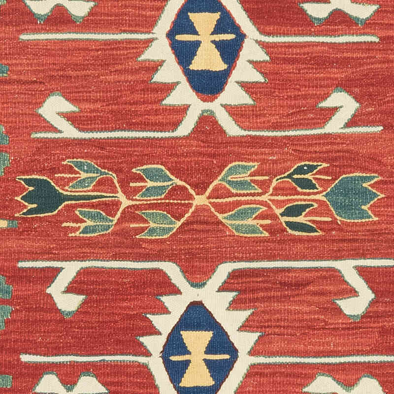 New Handwoven Turkish Kilim Rug - 3' 9" x 5' 1" (45" x 61") - K0080181
