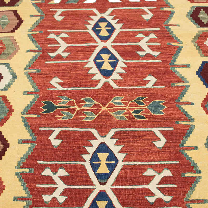 New Handwoven Turkish Kilim Rug - 3' 9" x 5' 1" (45" x 61") - K0080181