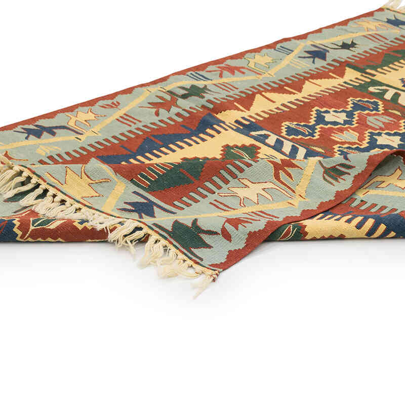 Nueva Alfombra Turca Kilim - 112 cm x 166 cm - K0080184