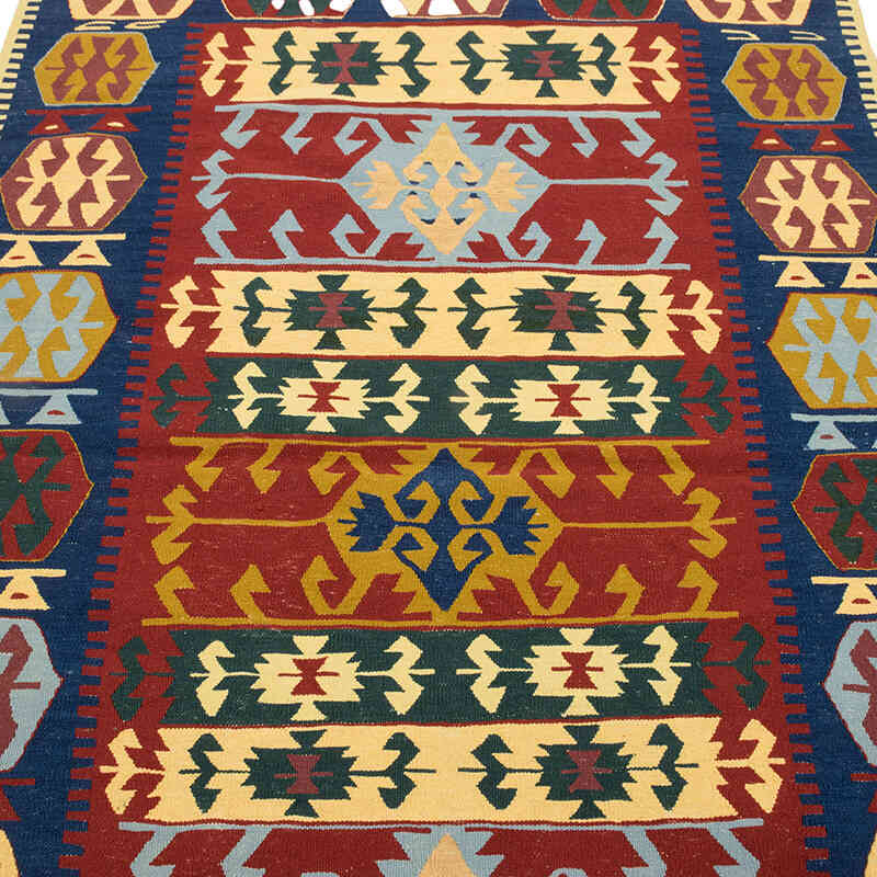 Nueva Alfombra Turca Kilim - 113 cm x 168 cm - K0080185
