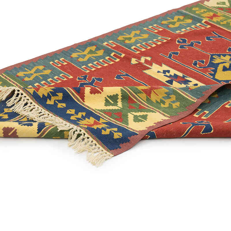 Nueva Alfombra Turca Kilim - 110 cm x 171 cm - K0080186