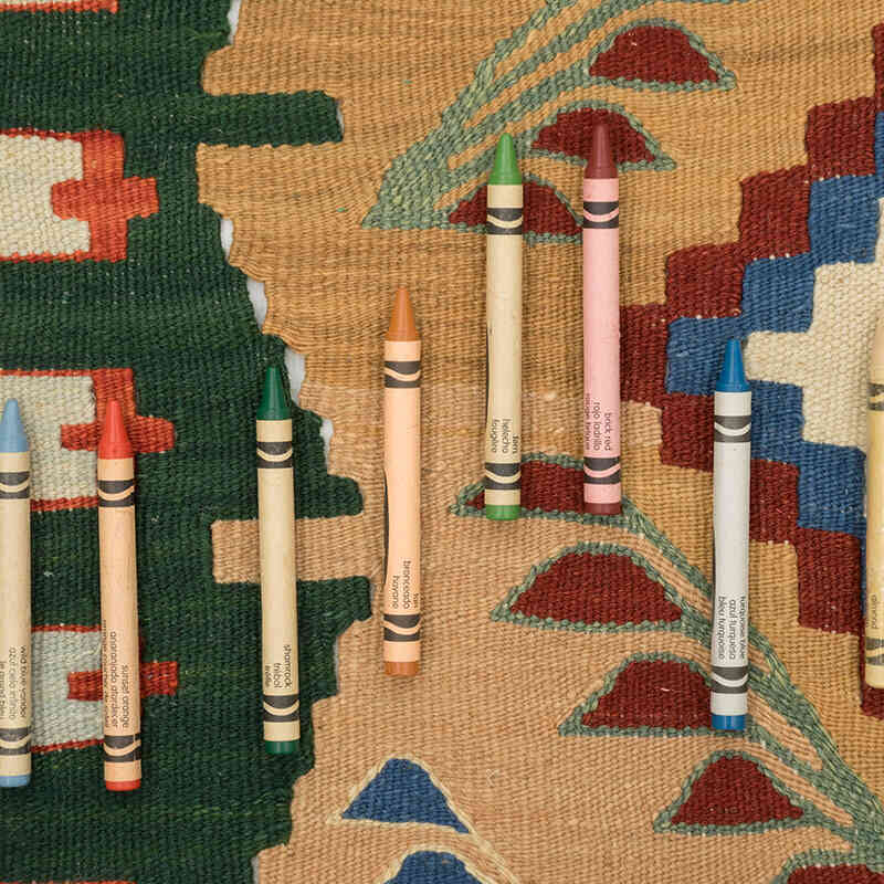 Yeni Kök Boya El Dokuma Kilim - 110 cm x 158 cm - K0080189