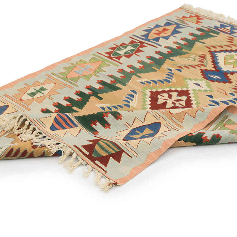 Yeni Kök Boya El Dokuma Kilim - 110 cm x 158 cm - K0080189