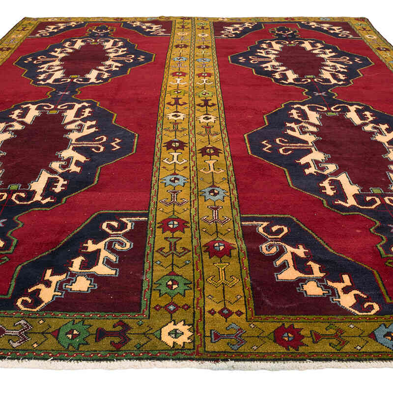 Alfombra Vintage Turca Anudada a Mano - 301 cm x 349 cm - K0080192