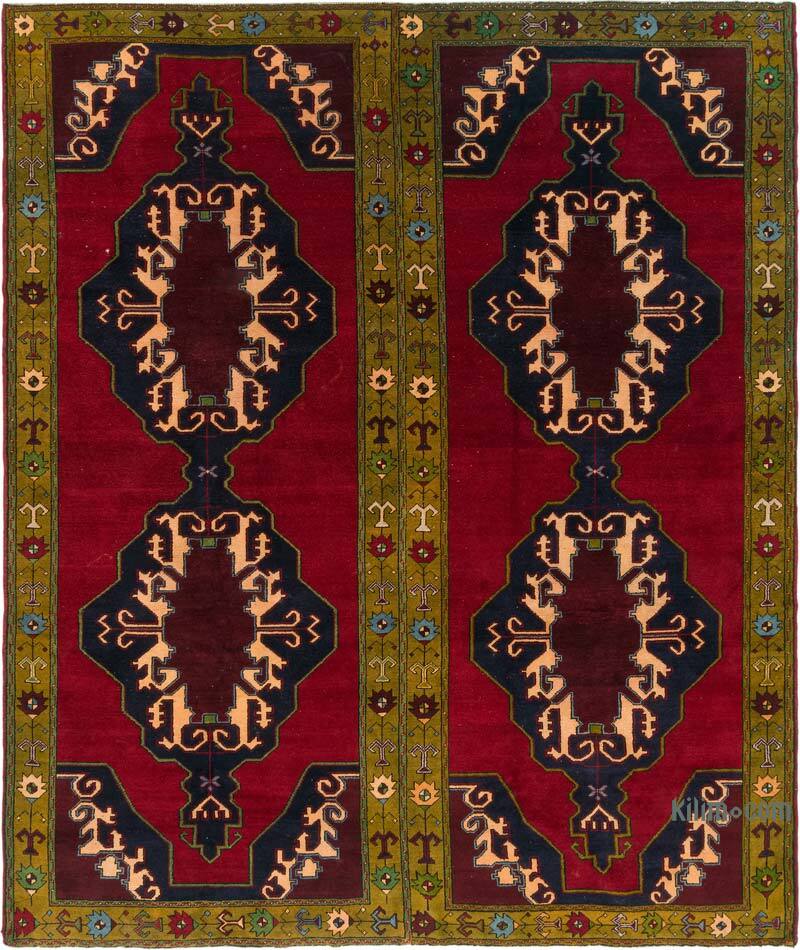 Alfombra Vintage Turca Anudada a Mano - 301 cm x 349 cm - K0080192