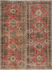 Alfombra Vintage Turca Anudada a Mano - 287 cm x 390 cm