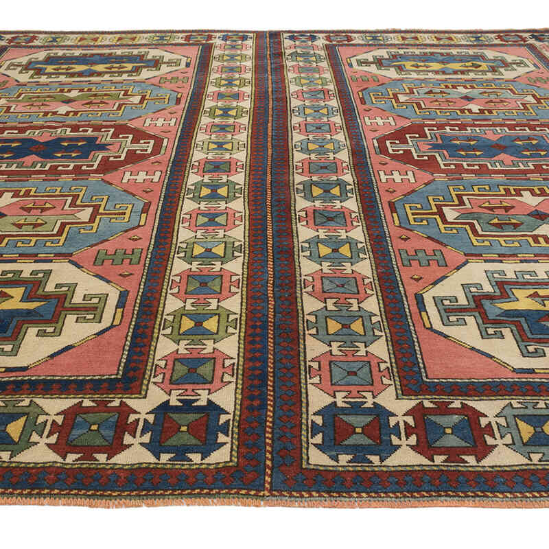 Alfombra Vintage Turca Anudada a Mano - 315 cm x 318 cm - K0080195