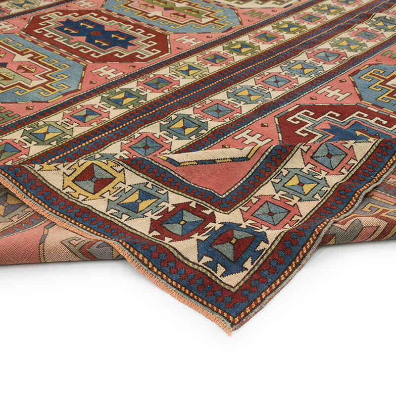 Alfombra Vintage Turca Anudada a Mano - 315 cm x 318 cm - K0080195