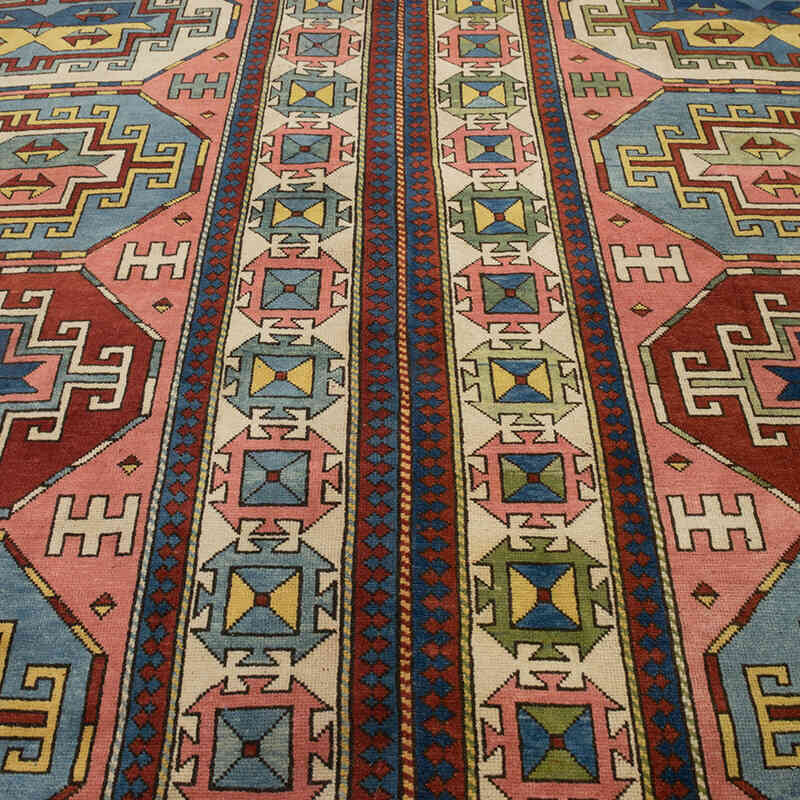 Alfombra Vintage Turca Anudada a Mano - 315 cm x 318 cm - K0080195