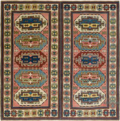 Vintage Turkish Hand-Knotted Rug - 10' 4" x 10' 5" (124" x 125")