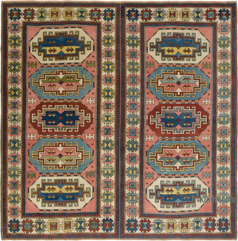 Alfombra Vintage Turca Anudada a Mano - 315 cm x 318 cm - K0080195