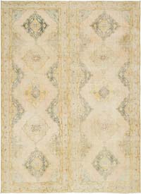Vintage Turkish Hand-Knotted Rug - 9' 7" x 13' 3" (115" x 159")