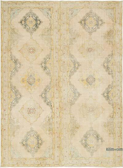 Vintage Turkish Hand-Knotted Rug - 9' 7" x 13' 3" (115" x 159")
