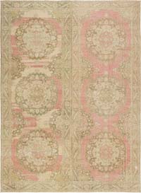 Vintage Turkish Hand-Knotted Rug - 9' 10" x 13' 4" (118" x 160")