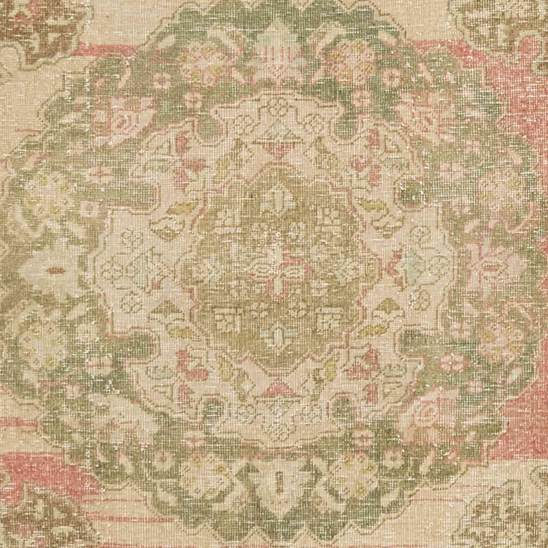 Alfombra Vintage Turca Anudada a Mano - 300 cm x 407 cm - K0080198
