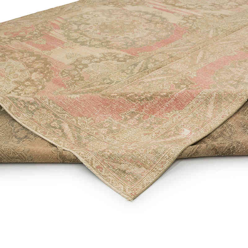 Alfombra Vintage Turca Anudada a Mano - 300 cm x 407 cm - K0080198