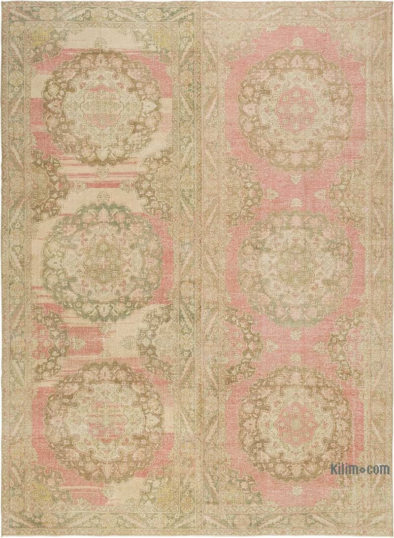 Alfombra Vintage Turca Anudada a Mano - 300 cm x 407 cm - K0080198