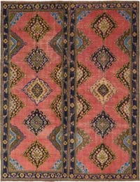 Alfombra Vintage Turca Anudada a Mano - 295 cm x 382 cm