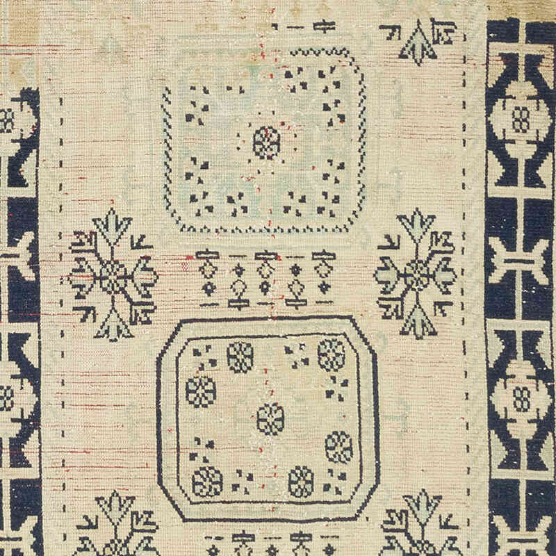 Vintage Turkish Hand-Knotted Rug - 9' 3" x 11' 9" (111" x 141") - K0080200